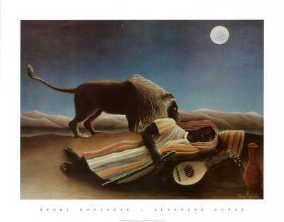 Sleeping Gypsy Henri Rousseau